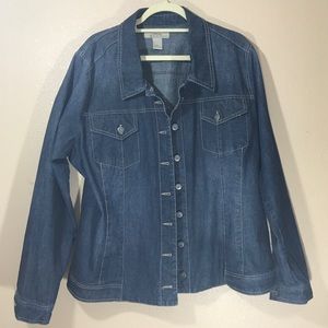 Natural Reflections Denim Jacket Plus Size XXL